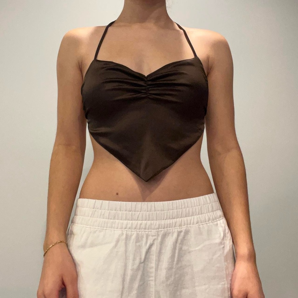 Adika Chocolate Halter Top